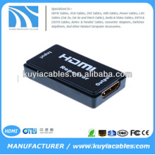 Repetidor HDMI de alta velocidad de hasta 40 m. Conector hembra Cable Extender / Signal Booster